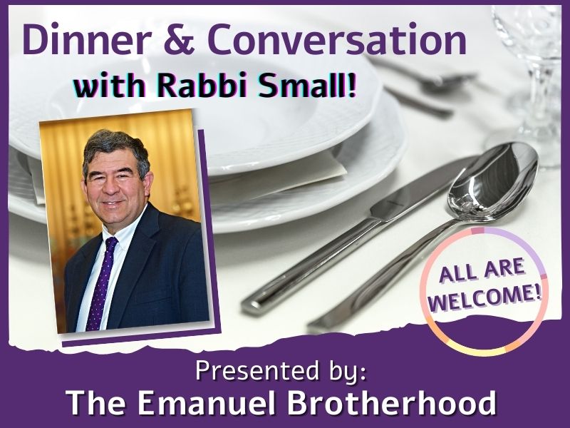 Brotherhood Dinner with Rabbi Small