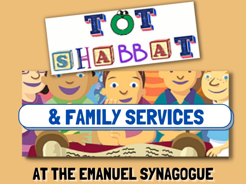 December Tot Shabbat & Family Services
