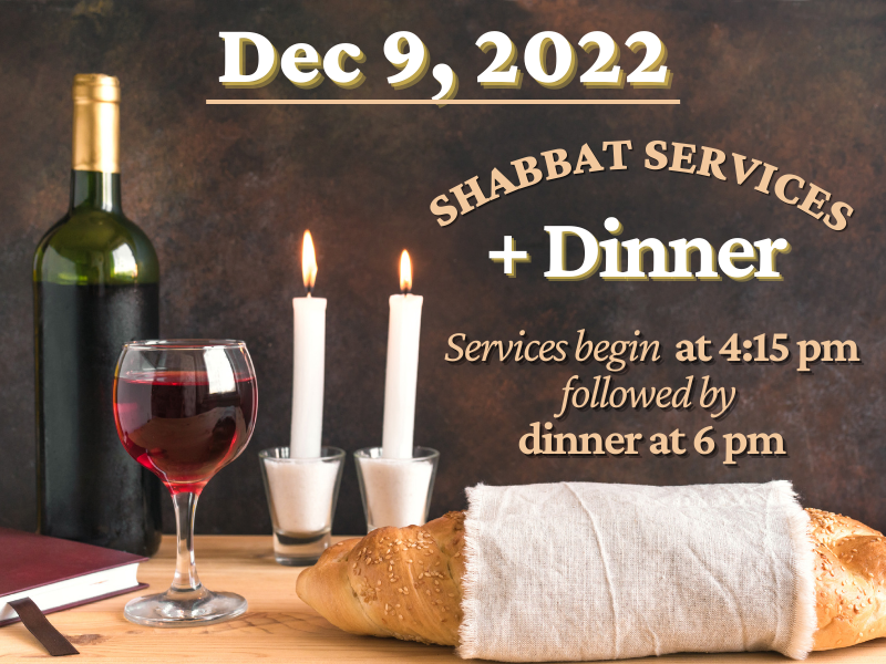 December Shabbat Dinner after Services