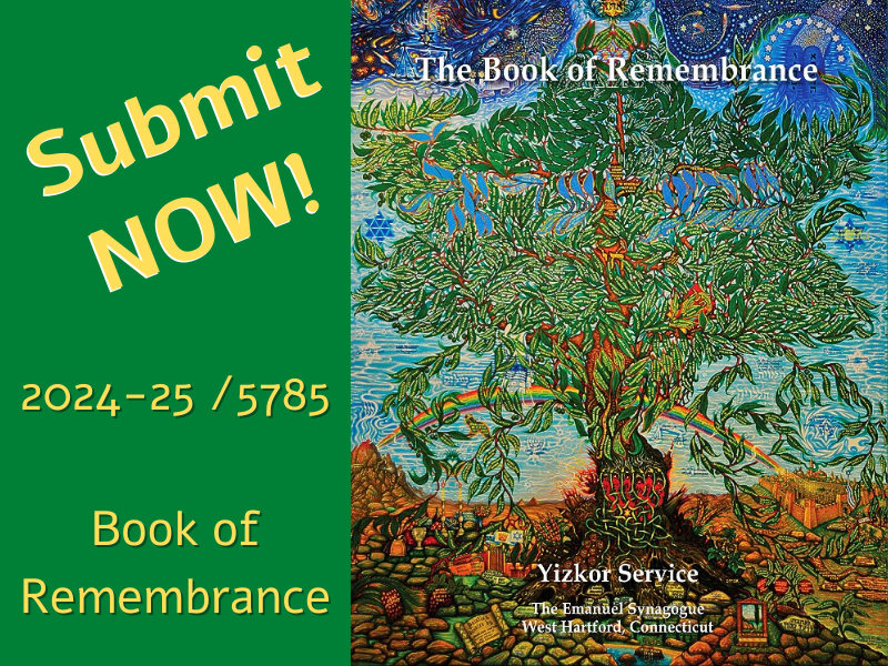 Book of Remembrance Submission Deadline