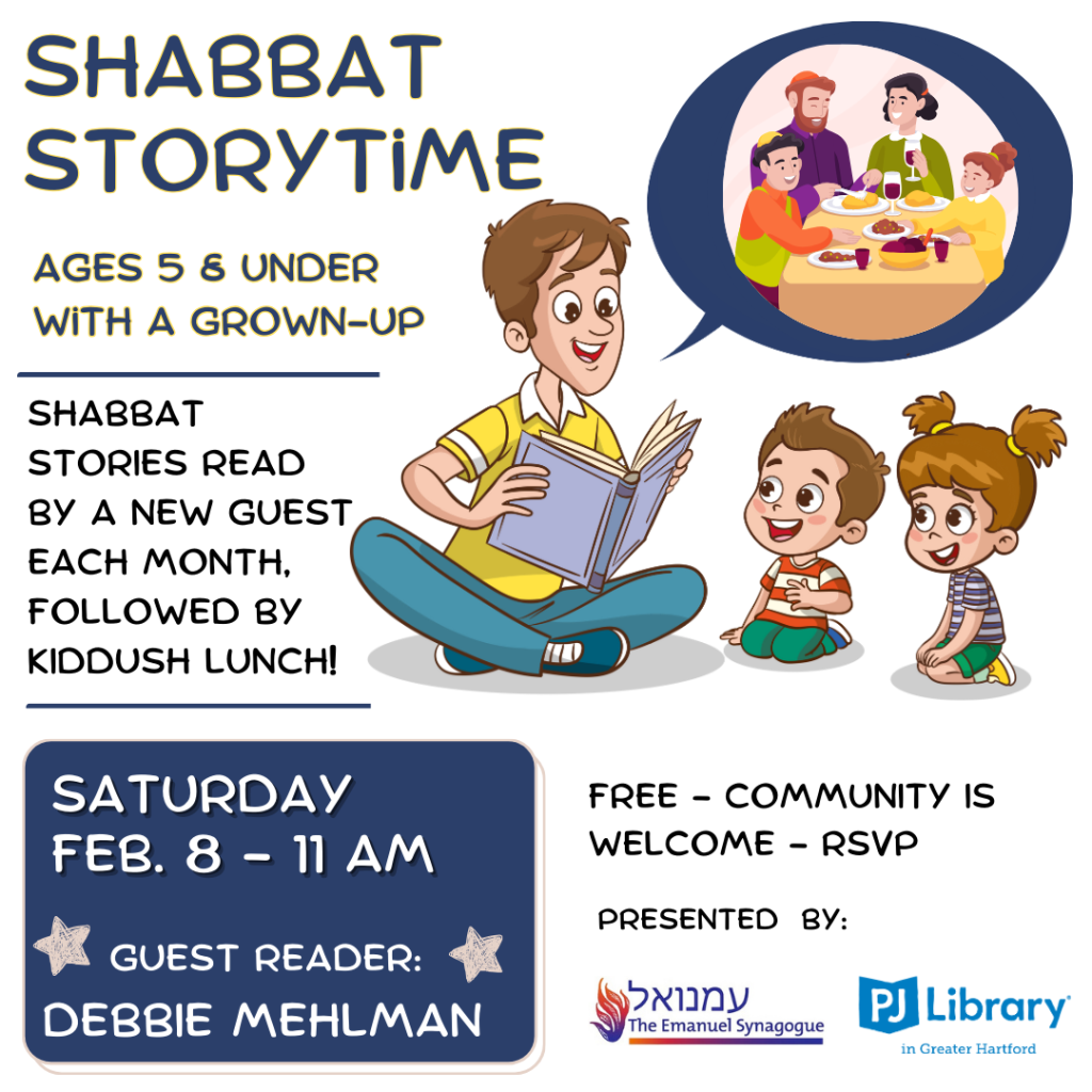 Shabbat Story Time for Families in February | The Emanuel Synagogue ...